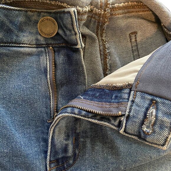 Technology by Recreation Jean Women Sz 10 Crop Flexi-Fit Elastic Waist High Rise - Picture 6 of 10